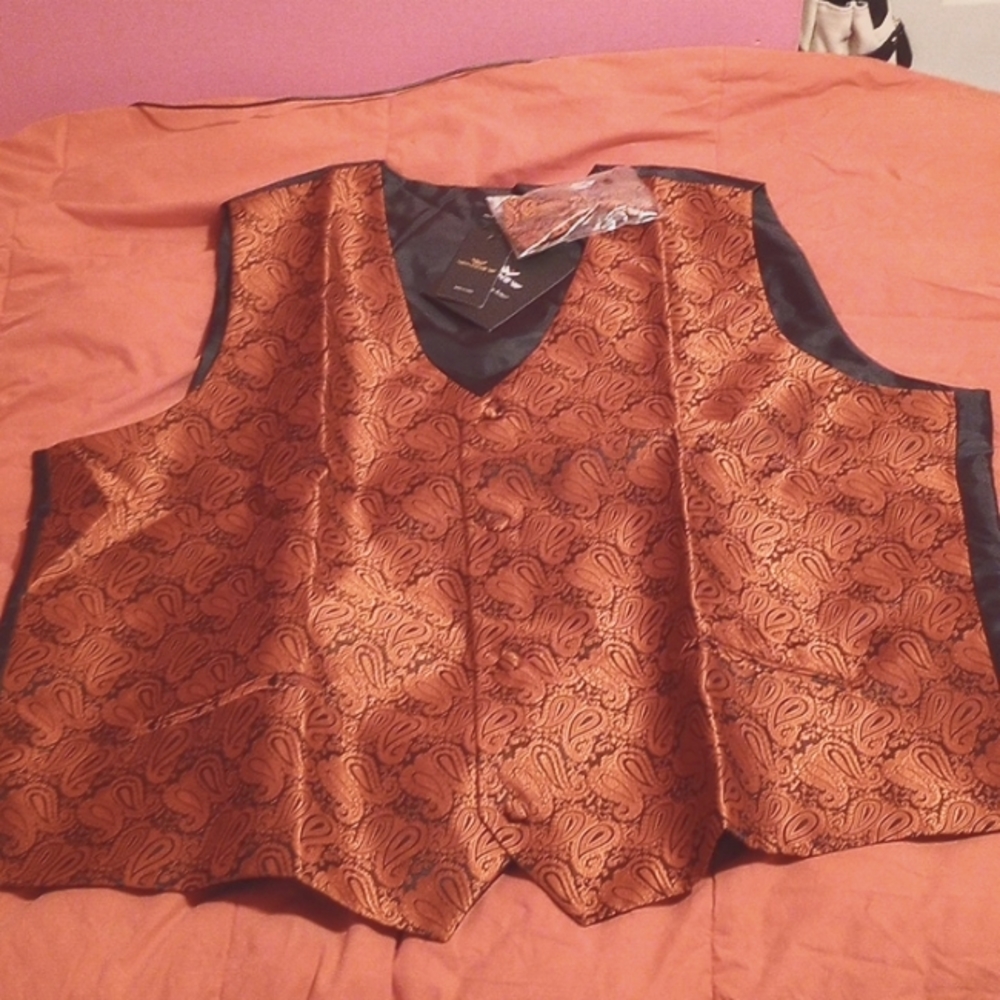 Formal vest with bow tie